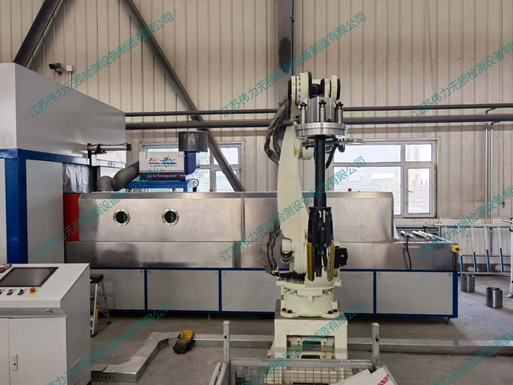 WLMT-6000B型接箍熒光磁粉探傷清洗檢測線